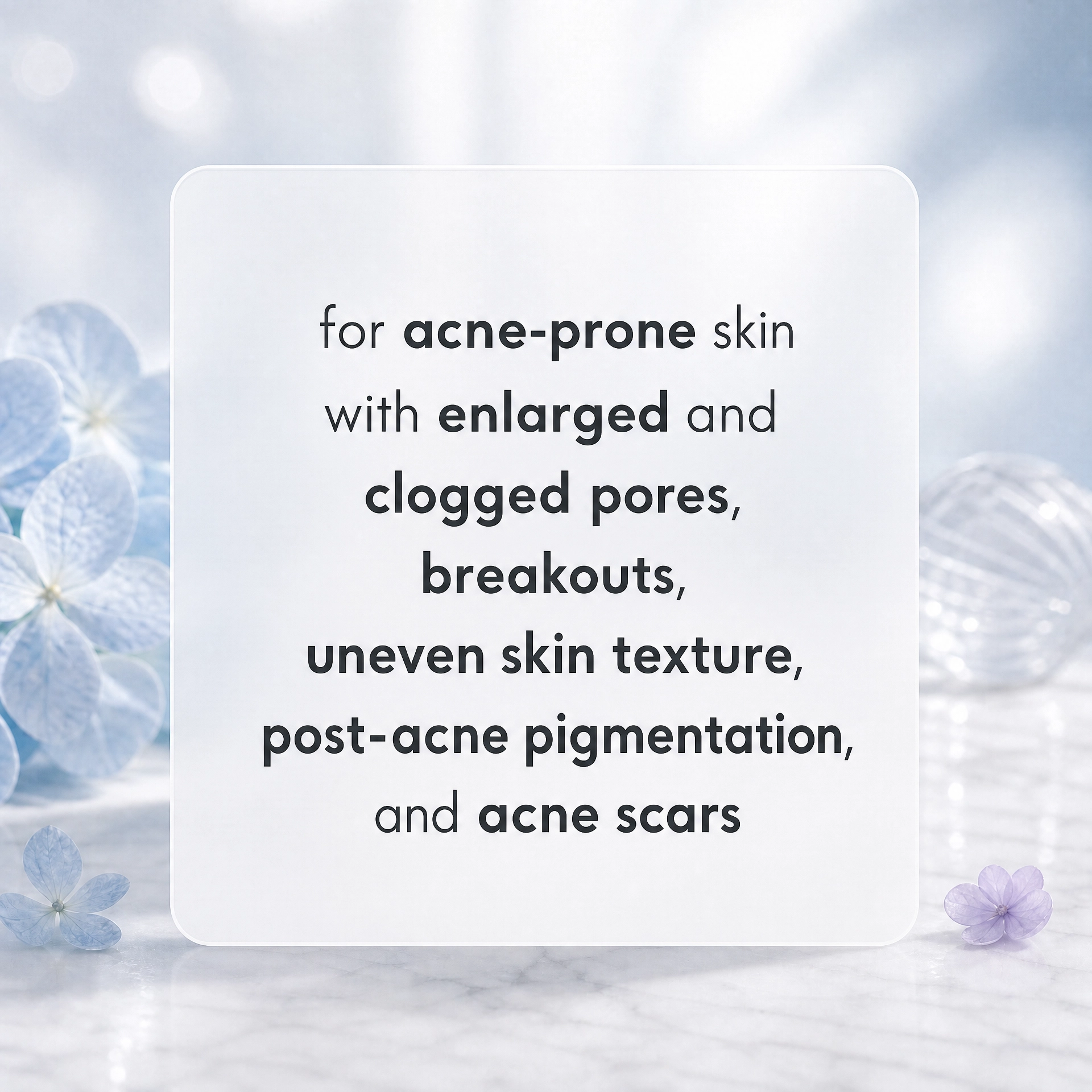 ACNE AND PORE CARE